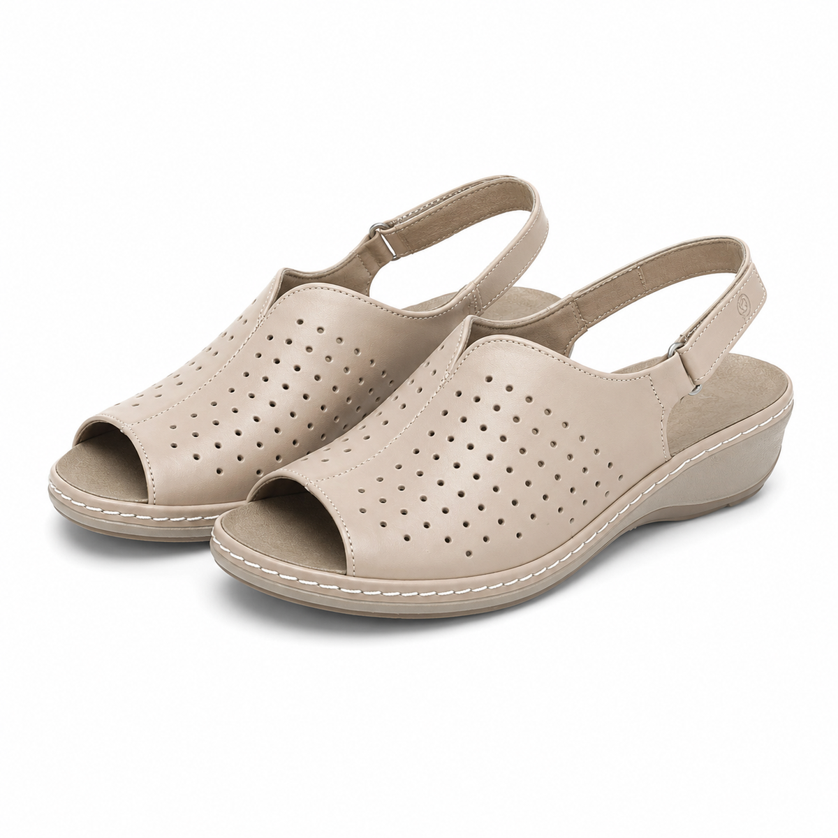 SANDALE CASUAL DAMA SUAVE 0957PT PARIS 03-N BEJ