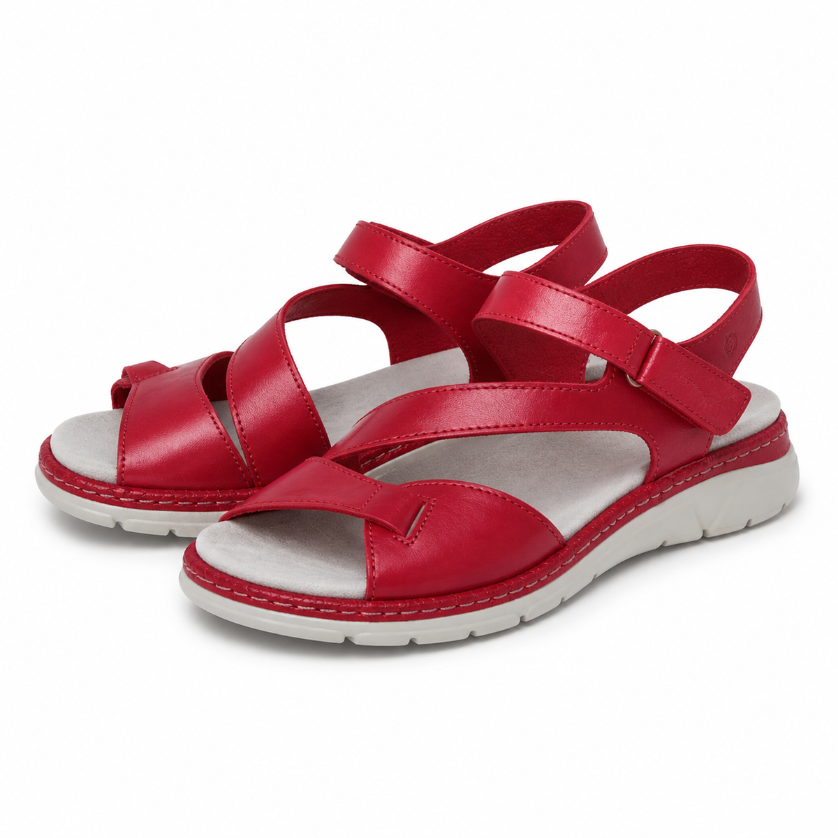 SANDALE CASUAL DAMA SUAVE 12522VT MOSTAR 05-N ROSII INCHIS