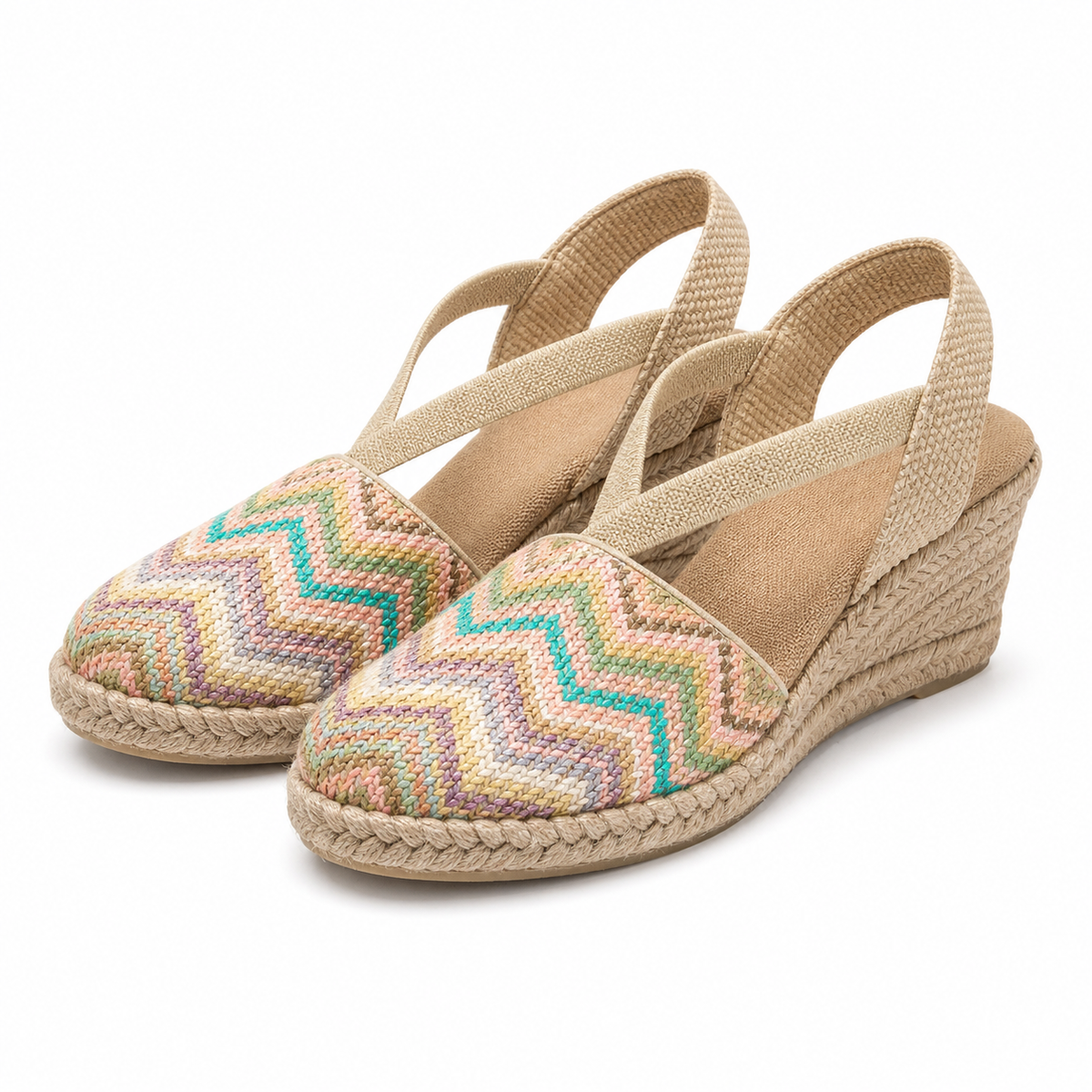 SANDALE CASUAL DAMA TAMARIS 29603-44 BEJ + MULTICOLOR