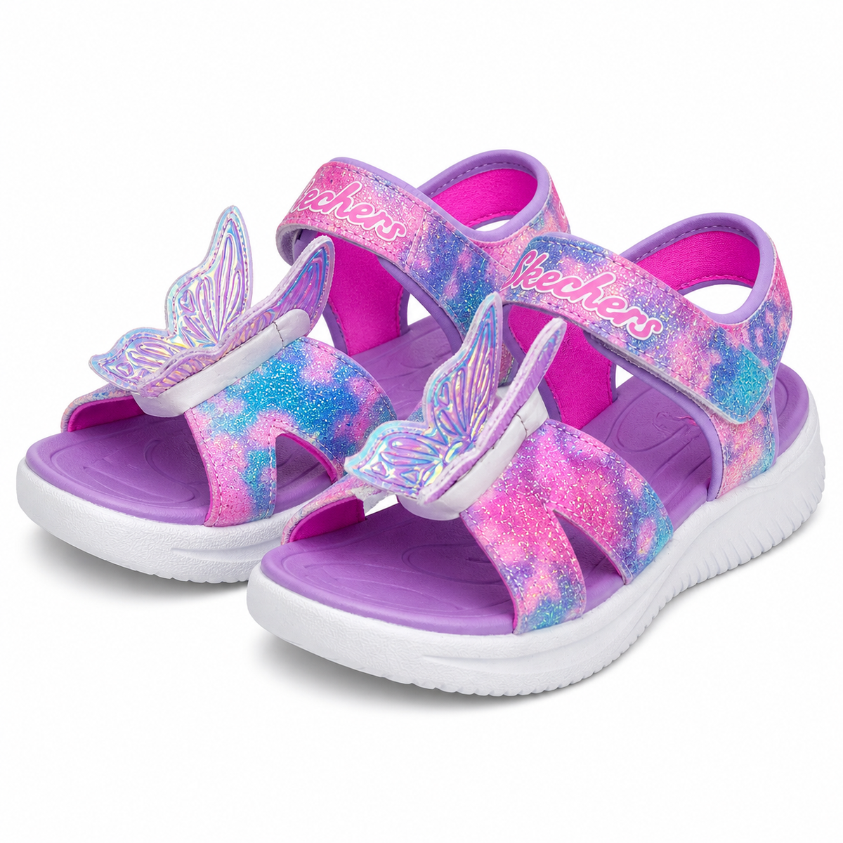 SANDALE COPII SKECHERS 303109L LVMT LAVANDA + COMB