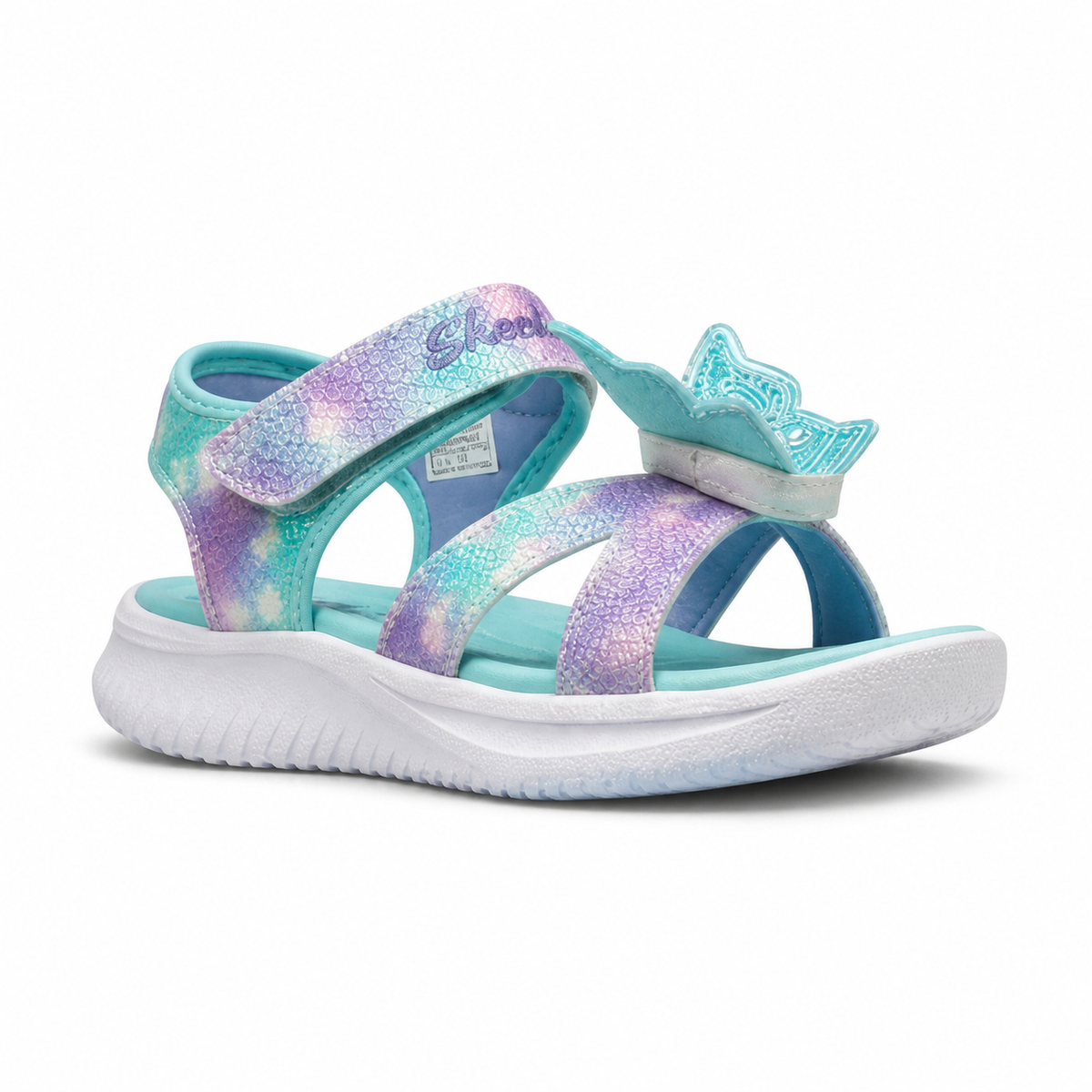 SANDALE COPII SKECHERS 303109N AQMT AQUA + COMB