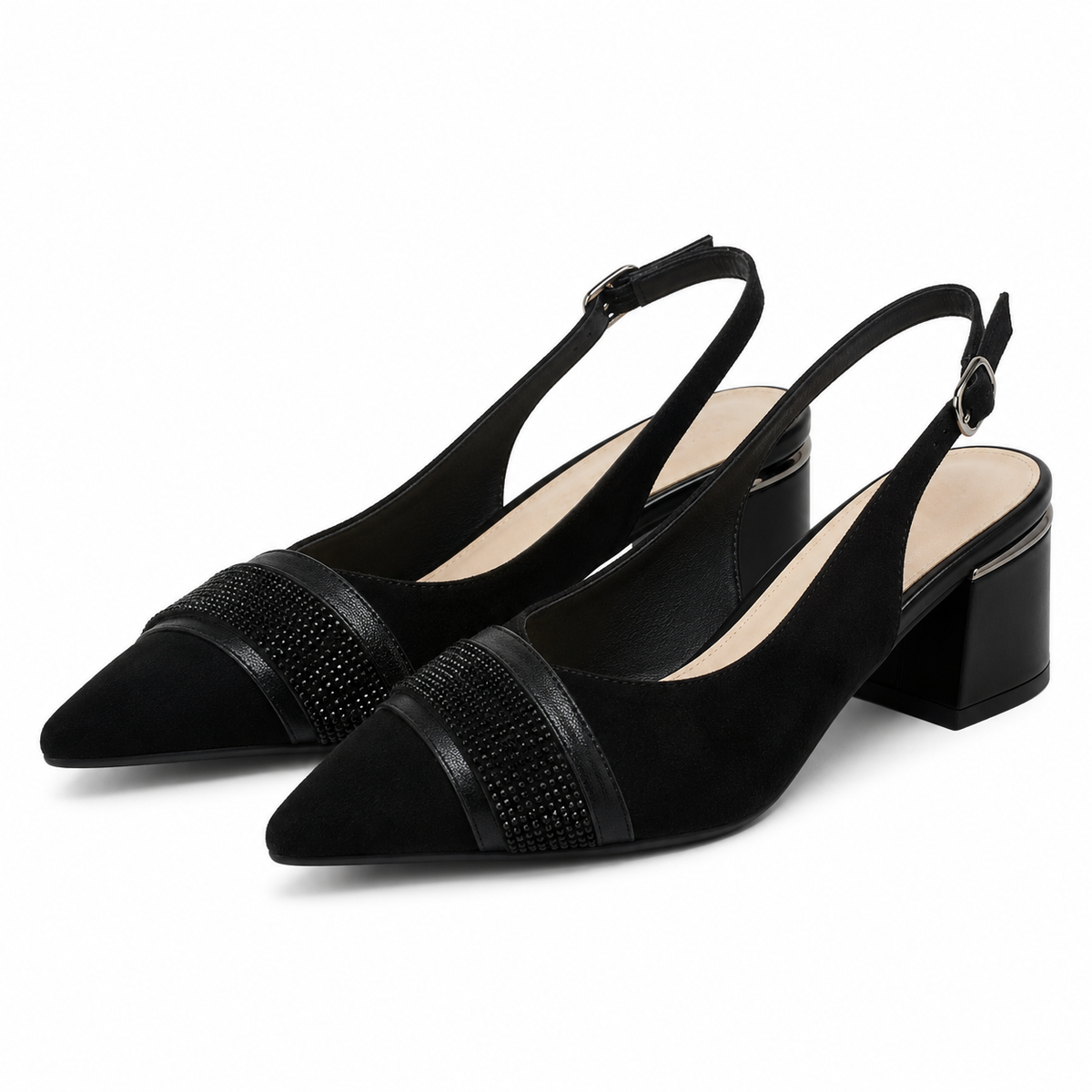SANDALE ELEGANTE DAMA KARISMA 20011D 01-I NEGRE VELUR