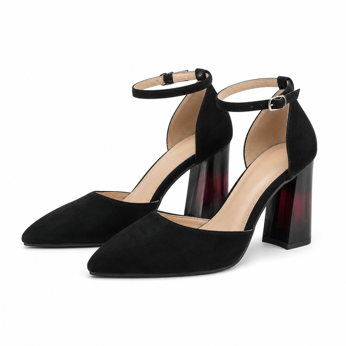 SANDALE ELEGANTE DAMA PERLLA 704-2 NEGRE VELUR