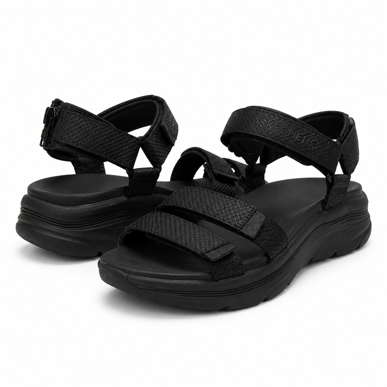 Sandale Casual Damă Skechers 119826 Bbk Negru - Textil