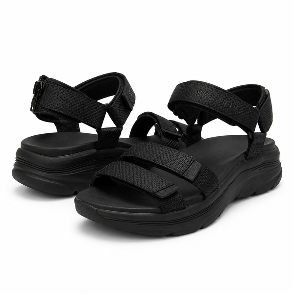 Sandale Casual Damă Skechers 119826 Bbk Negru - Textil - imagine 2