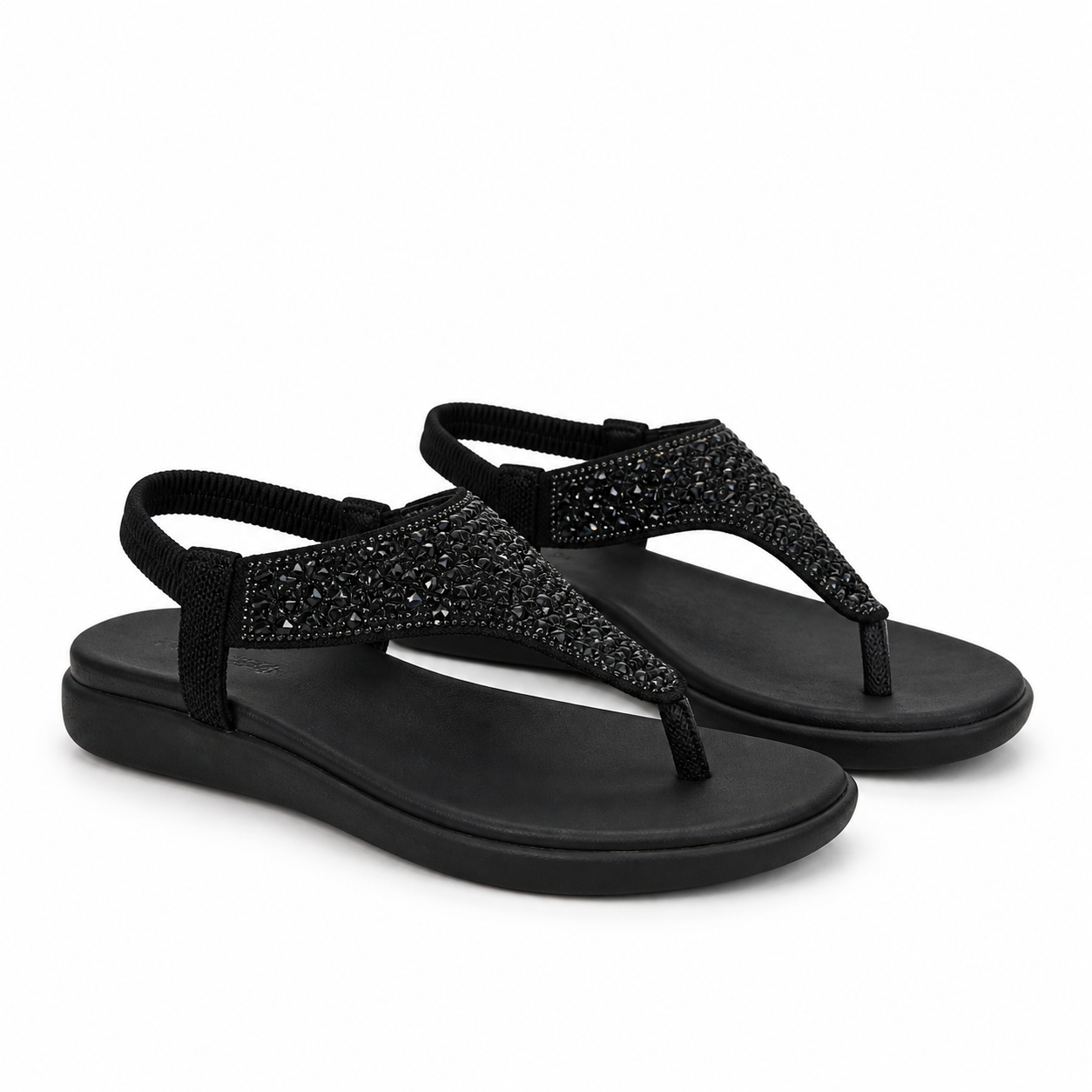 Sandale Casual Damă Skechers 163636 Bbk Negru - Textil