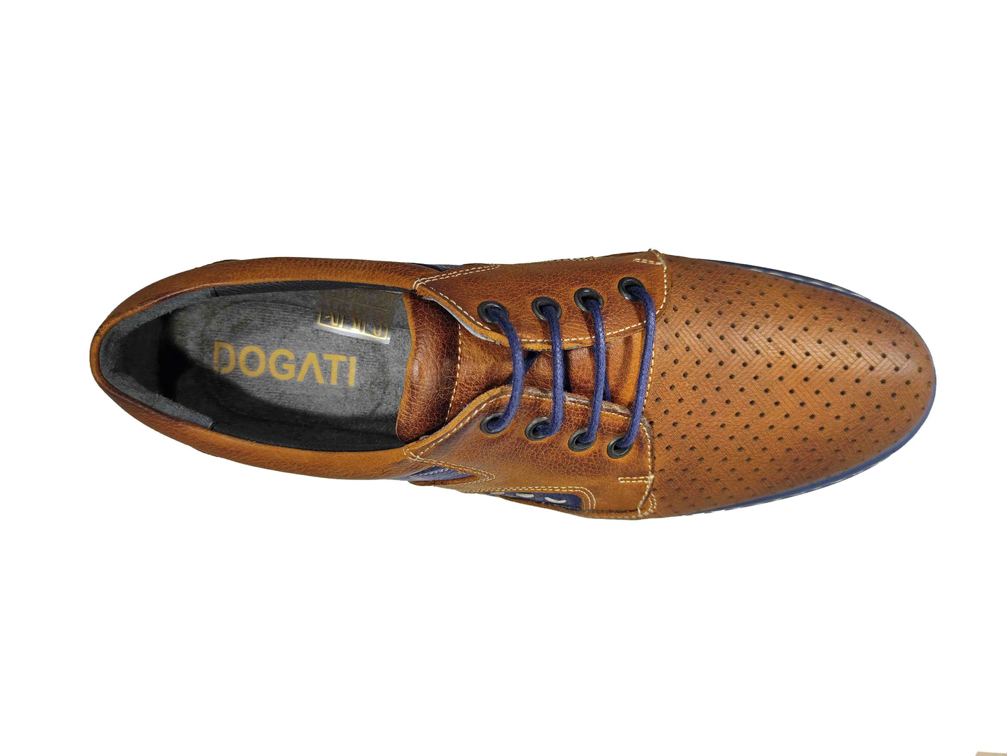 PANTOFI CASUAL PERFORAȚI BĂRBAȚI DOGATI 018-33-53 - totalpantofi