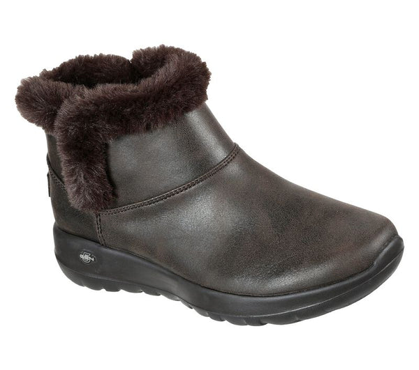 GHETE CASUAL DAMA SKECHERS 144013 CHOC MARO - imagine 3