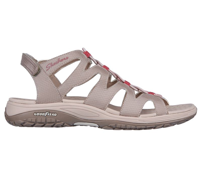 SANDALE CASUAL DAMA SKECHERS 163142 TAUPE