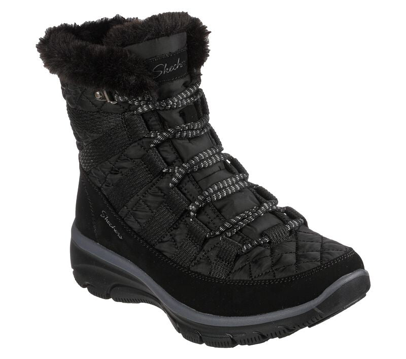 GHETE CASUAL DAMA SKECHERS 167204 BLK NEGRE - imagine 7