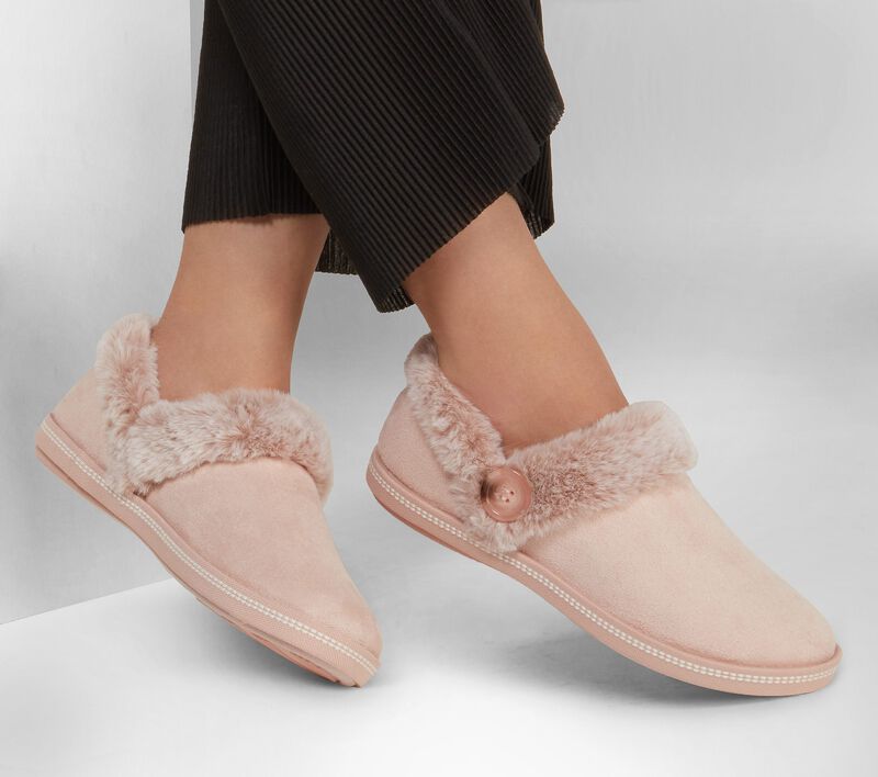 PAPUCI CASA DAMA SKECHERS 167219 BLSH ROZ - imagine 2