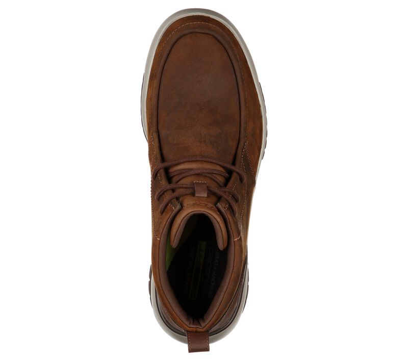 GHETE CASUAL BARBATI SKECHERS 204225 CDB MARO - imagine 11