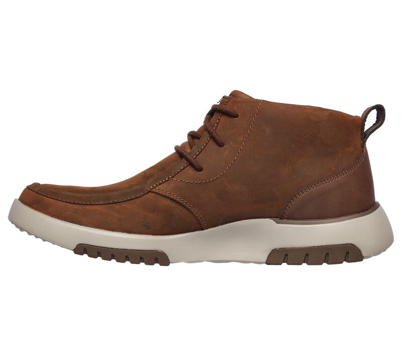 GHETE CASUAL BARBATI SKECHERS 204225 CDB MARO - imagine 10