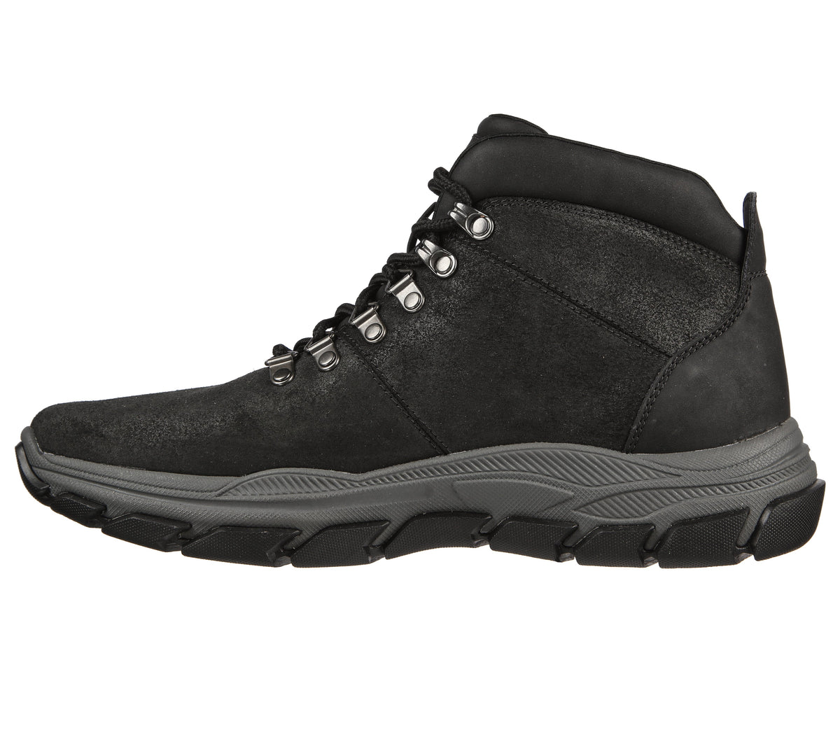 Ghete Casual Bărbați Skechers SK595 Negru – Piele Întoarsă – vedere 3