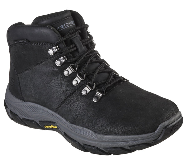 Ghete Casual Bărbați Skechers SK595 Negru – Piele Întoarsă – vedere 1