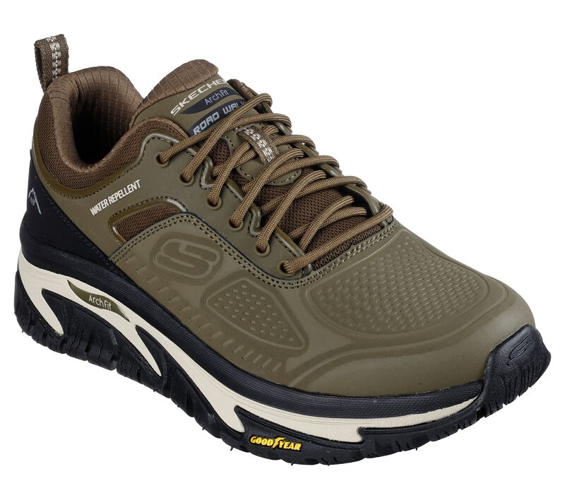 PANTOFI SPORT BARBATI SKECHERS 237333 OLBK OLIVE - imagine 2