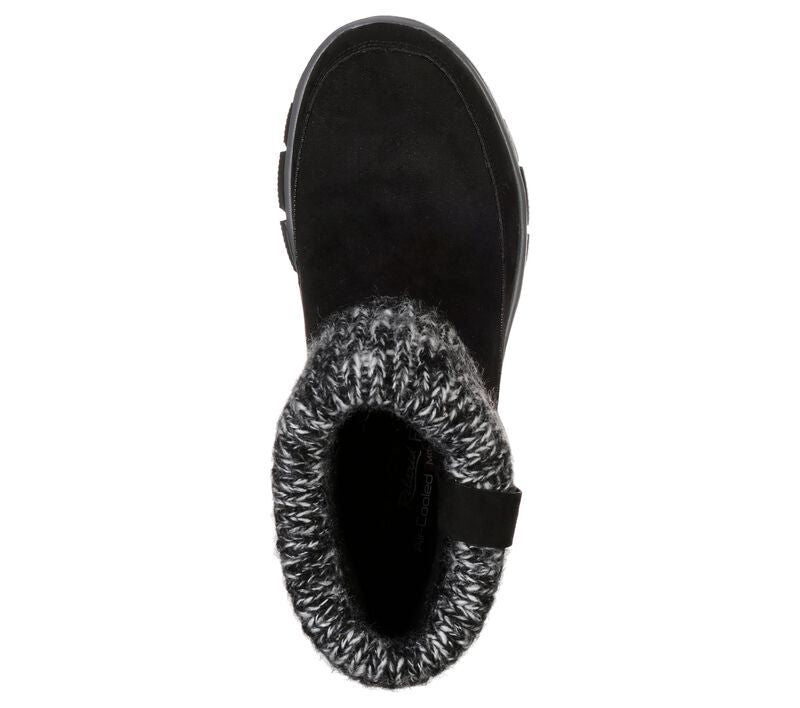 GHETE CASUAL DAMA SKECHERS 49539 BLK NEGRE - imagine 4