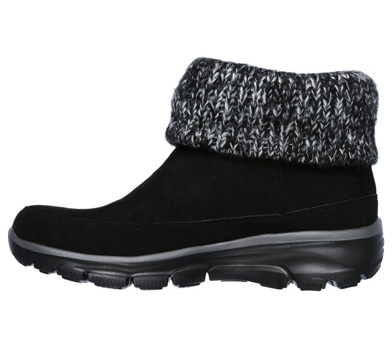 GHETE CASUAL DAMA SKECHERS 49539 BLK NEGRE - imagine 6