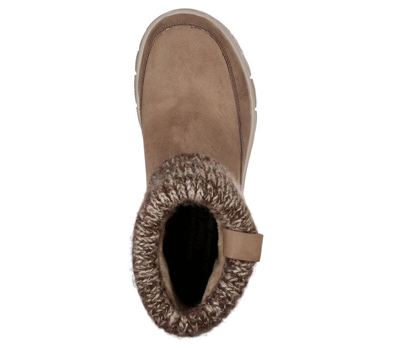 GHETE CASUAL DAMA SKECHERS 49539 TPE TAUPE - imagine 3