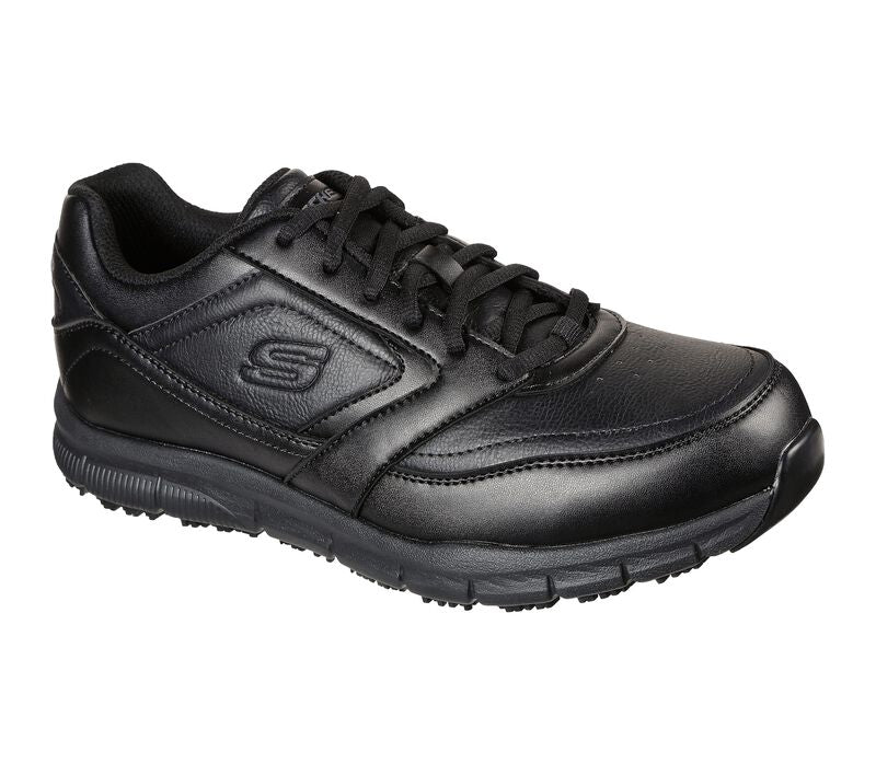 PANTOFI SPORT BARBATI SKECHERS 77156EC BLK NEGRI - imagine 2