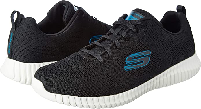 PANTOFI SPORT SKECHERS BARBATI 52871 BKBL NEGRI - imagine 4