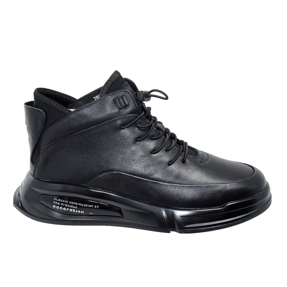 GHETE CASUAL BARBATI FRANCO GERARDO 7688 NEGRE - imagine 3