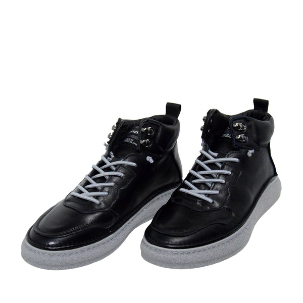 GHETE CASUAL BARBATI FRANCO GERARDO 903590 NEGRE - imagine 5