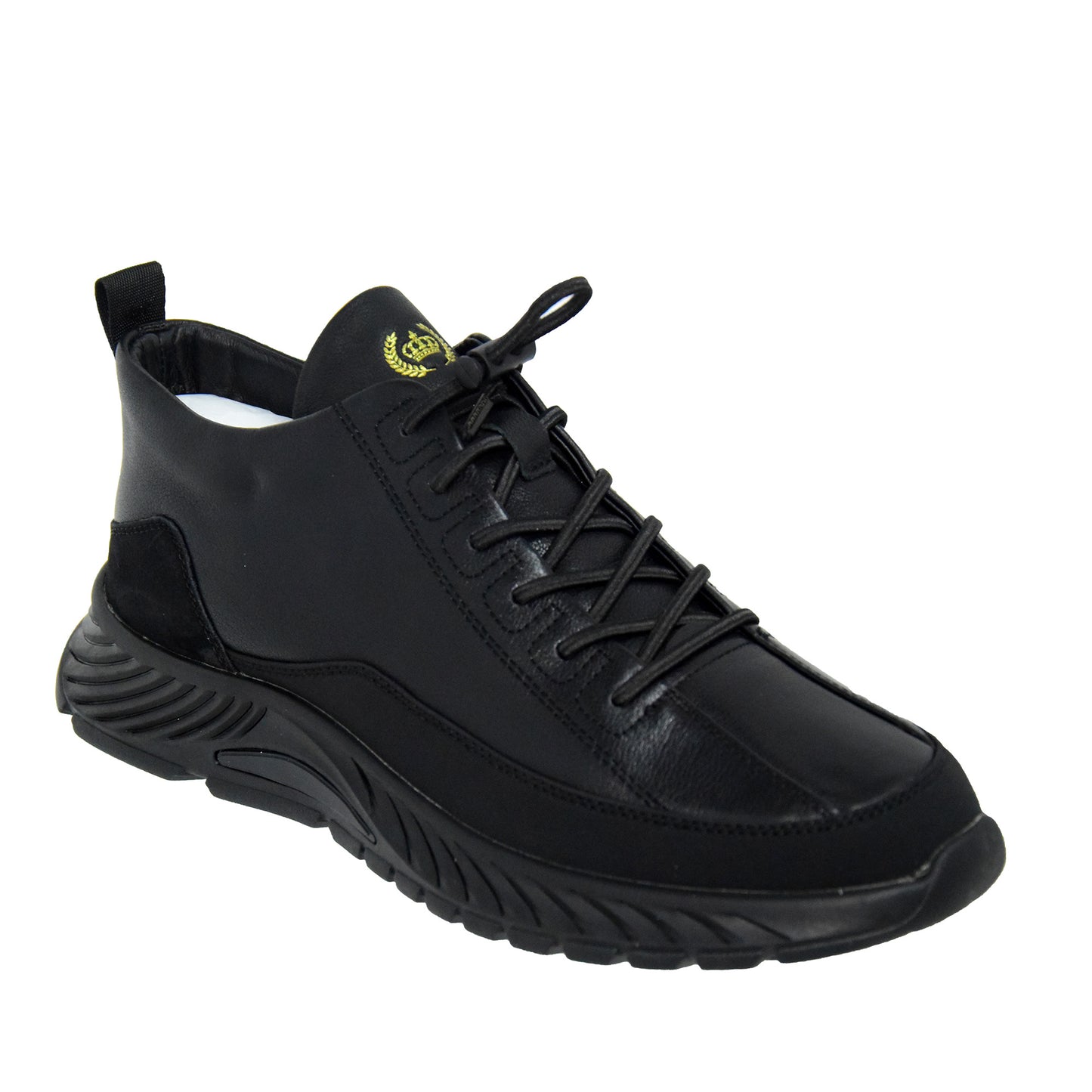 GHETE CASUAL BARBATI FRANCO GERRARDO HJNH-07 NEGRE - imagine 6