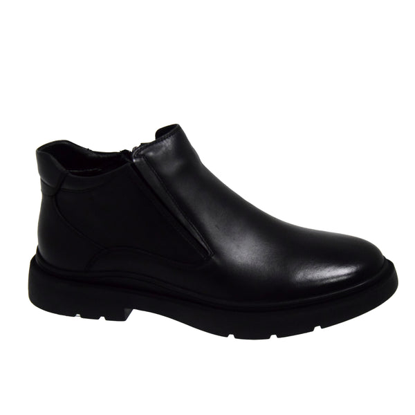 GHETE CASUAL BARBATI MELS W2096-2 NEGRE - imagine 3