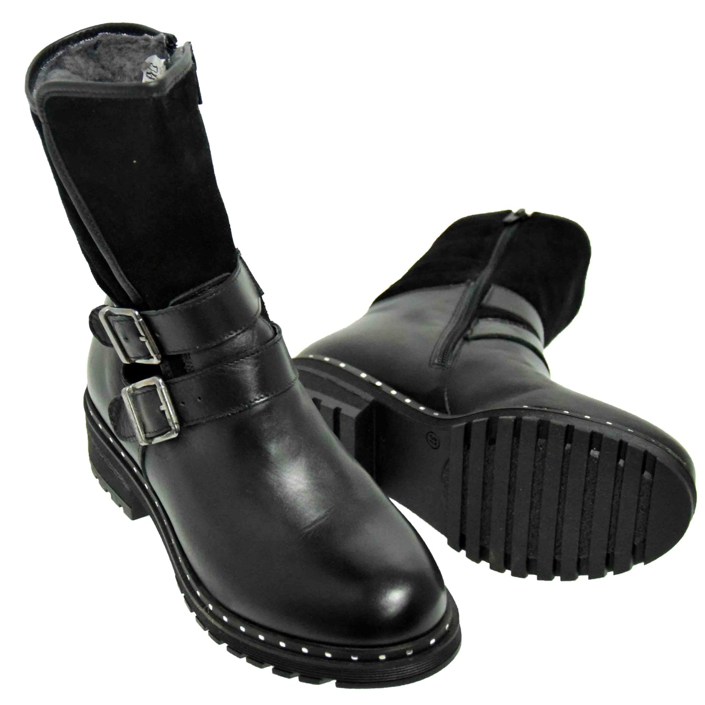 GHETE CASUAL DAMA BRAND ROMANESC I143N - totalpantofi