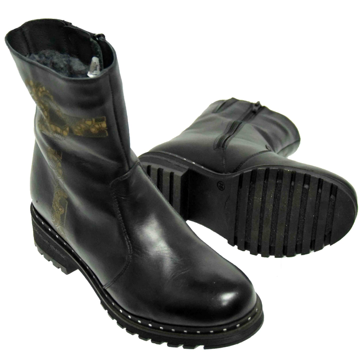 GHETE CASUAL DAMA BRAND ROMANESC I181N - totalpantofi