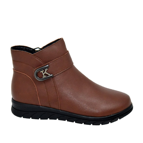 GHETE CASUAL DAMA FORMAZIONE 8130 MARO - imagine 3