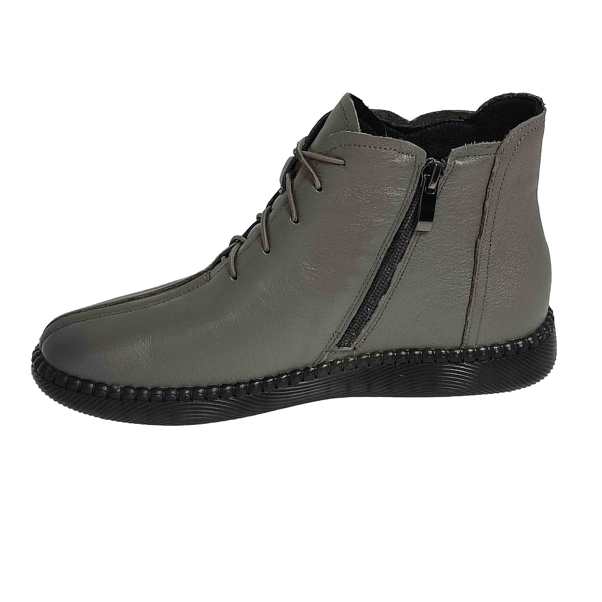 Ghete Casual Damă Formazione SC9580 Roșu – Piele Naturală – vedere 10