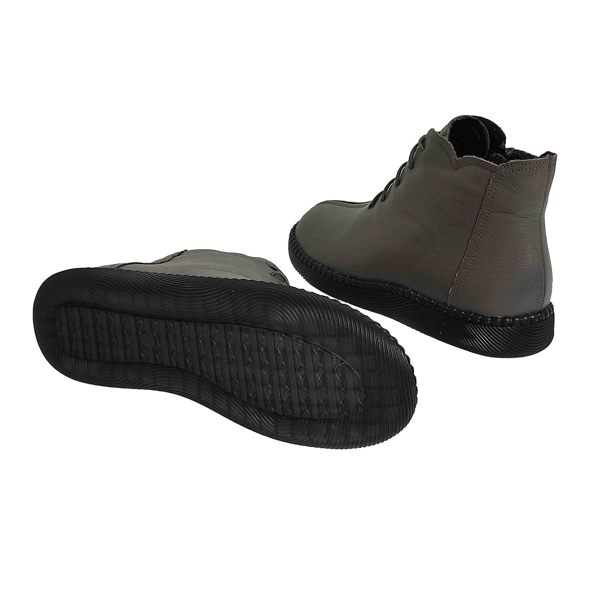 Ghete Casual Damă Formazione SC9580 Roșu – Piele Naturală – vedere 12