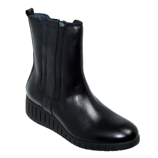 GHETE CASUAL DAMA MARCO TOZZI 25442-29 NEGRE - imagine 2