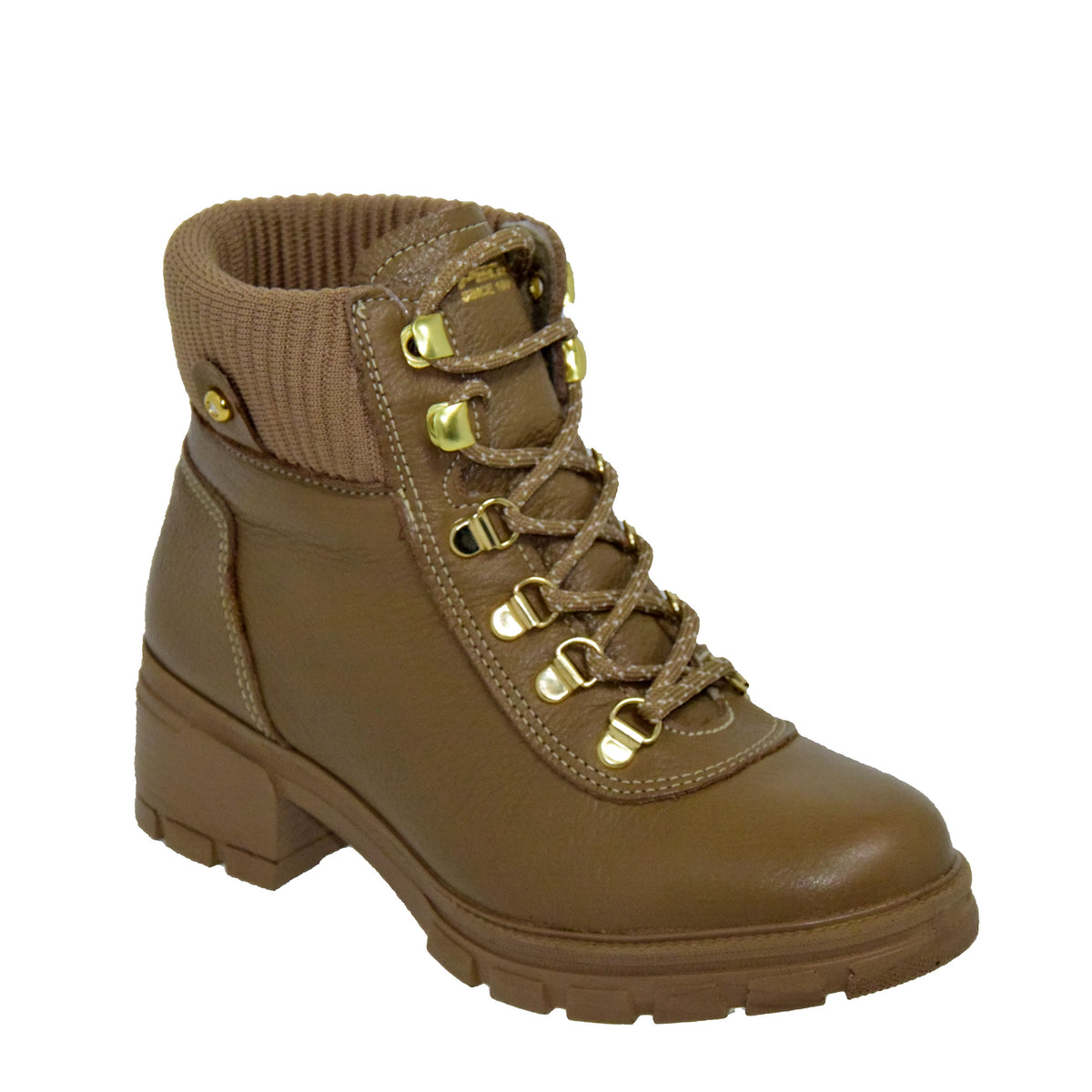 GHETE CASUAL DAMA PEGADA 281801-01 BEJ - imagine 2