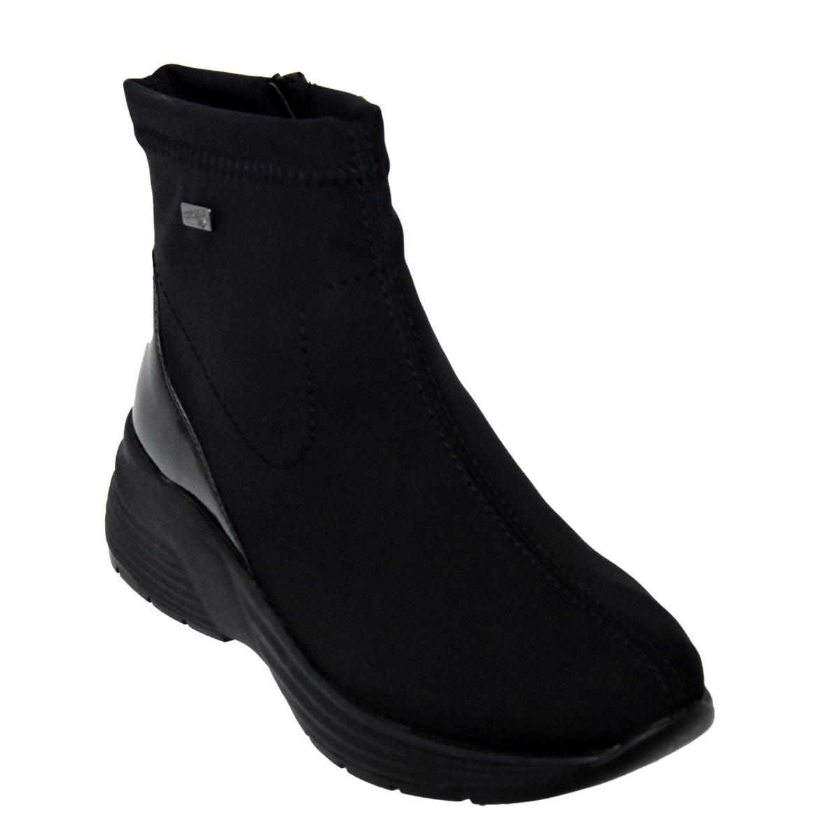 GHETE CASUAL DAMA REMONTE D6677-03 NEGRE - imagine 6