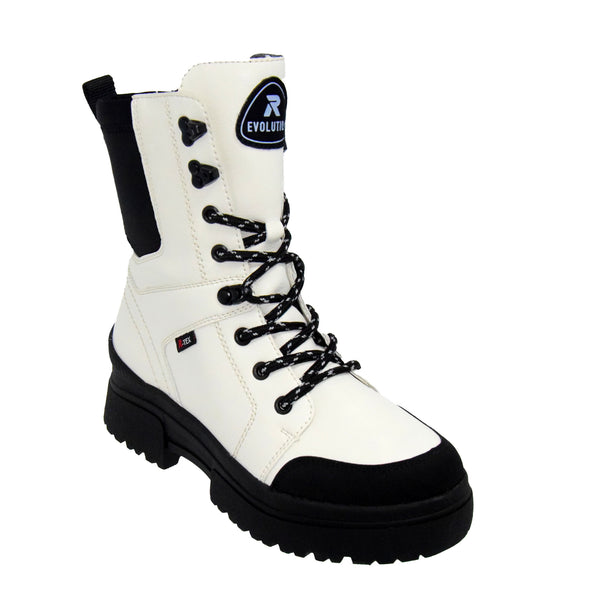 GHETE CASUAL DAMA RIEKER W0374-80 CREM - imagine 2