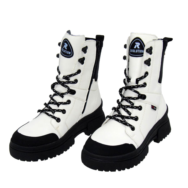 GHETE CASUAL DAMA RIEKER W0374-80 CREM - imagine 5