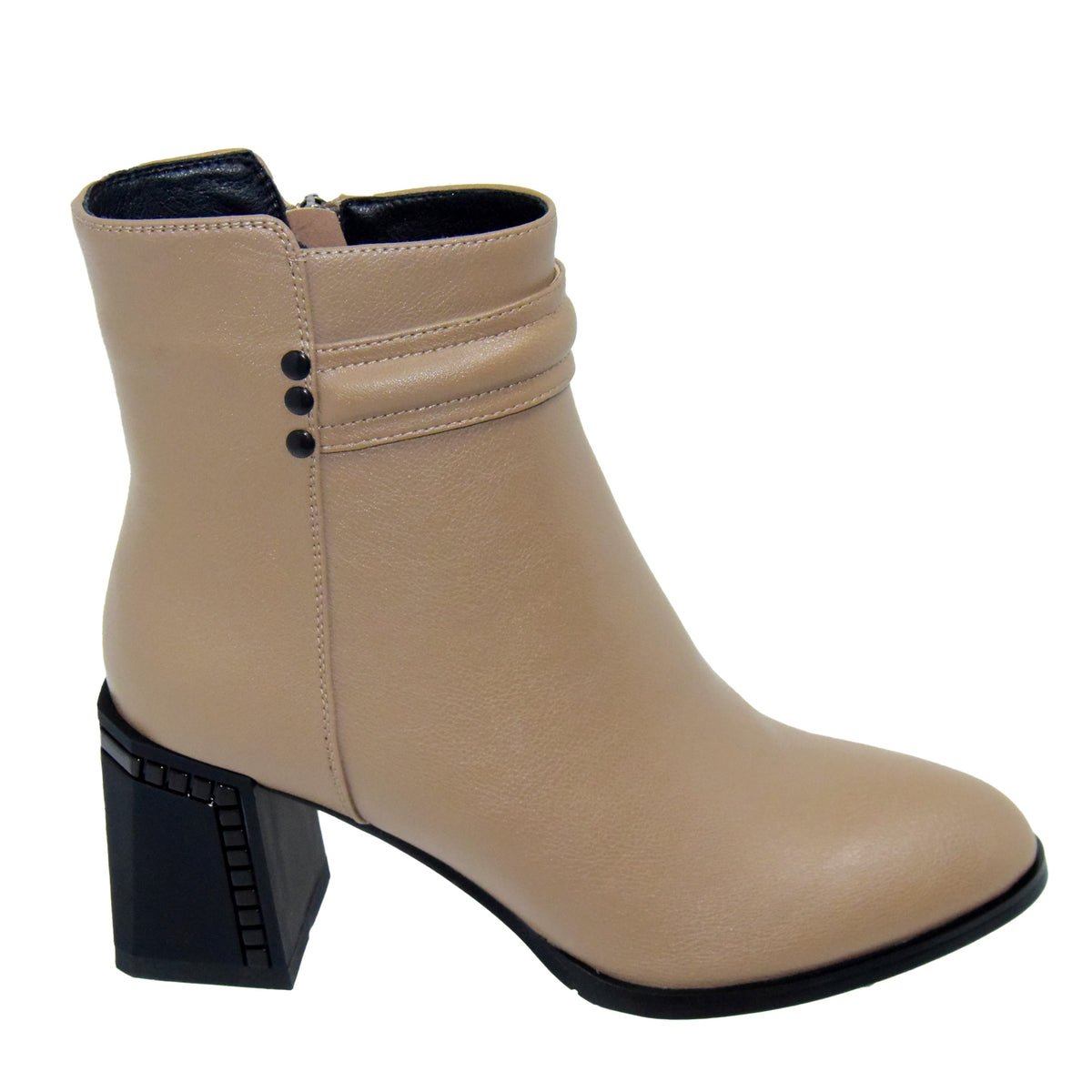 GHETE ELEGANTE DAMA JOSE SIMON K822-1B GREJ - imagine 3