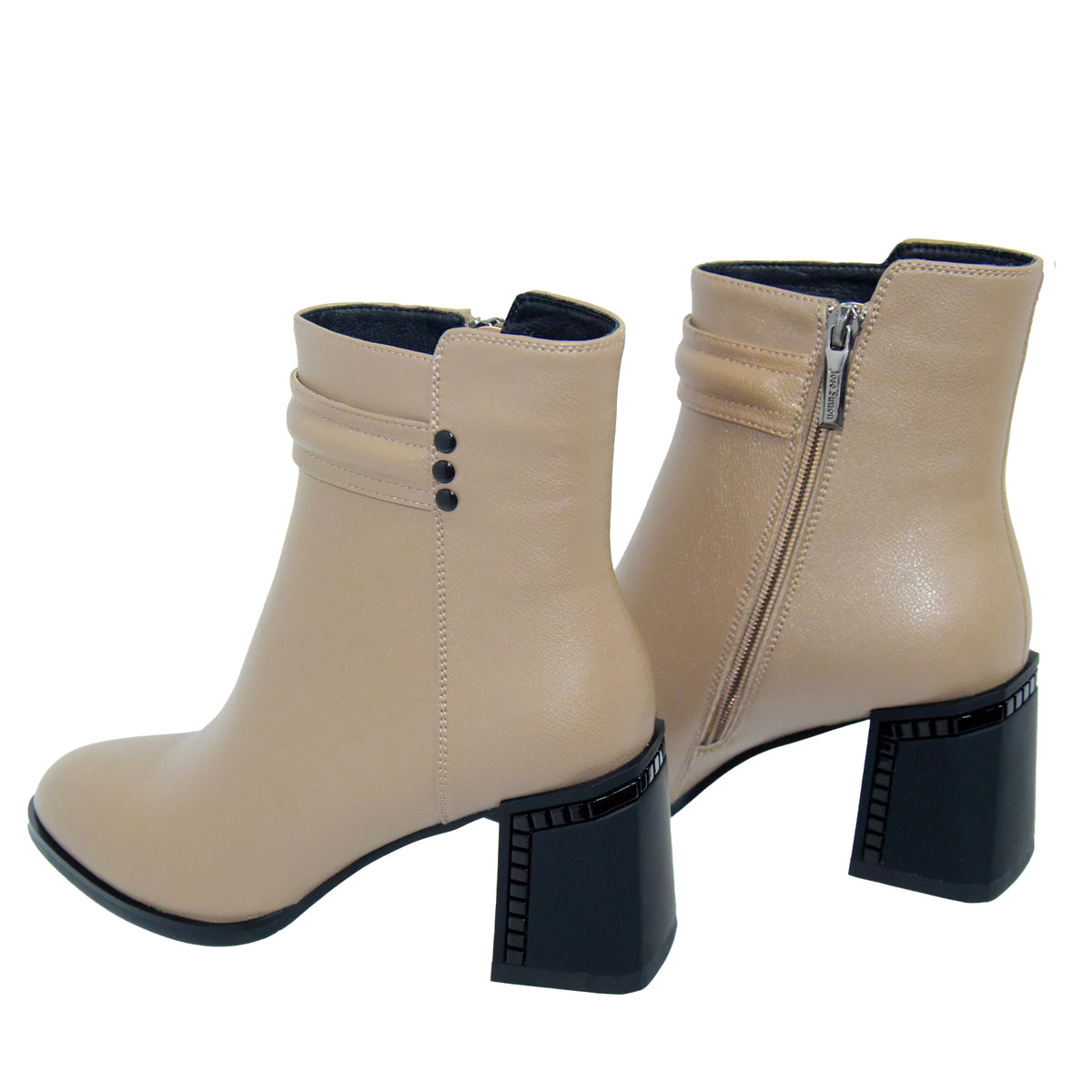 GHETE ELEGANTE DAMA JOSE SIMON K822-1B GREJ - imagine 7