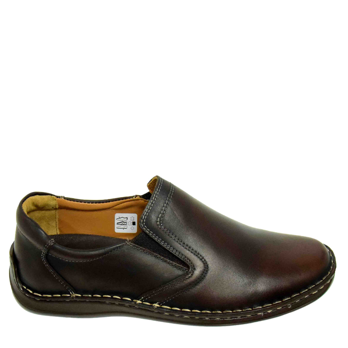 PANTOFI CASUAL BARBATI NICOLIS 205633 MARO - imagine 7