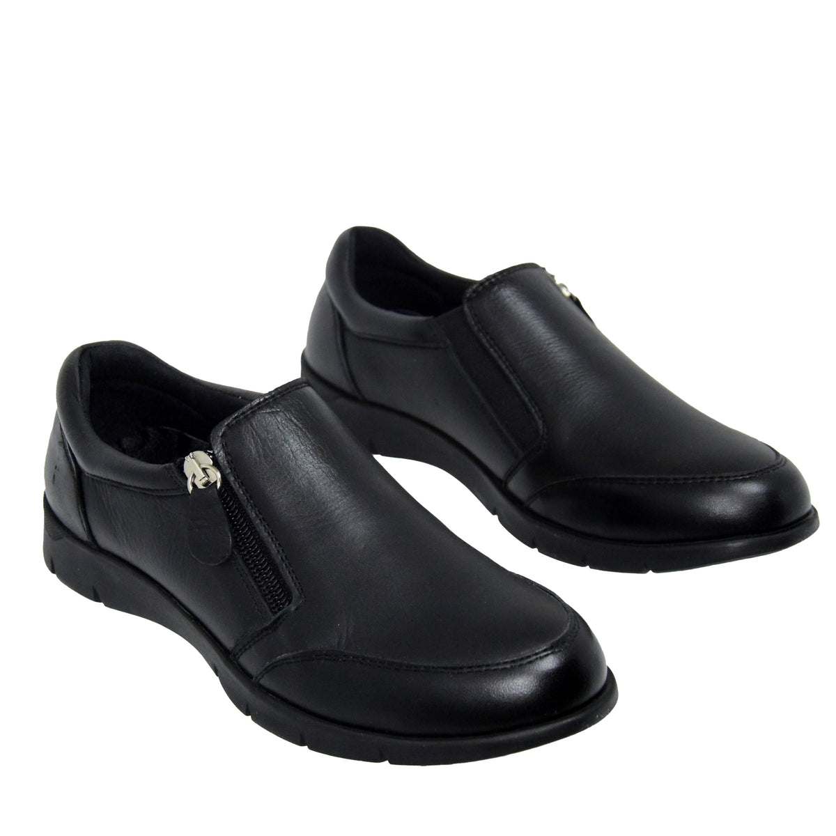 PANTOFI CASUAL DAMA ANNA VIOTTI D21-22609 NEGRI - imagine 5