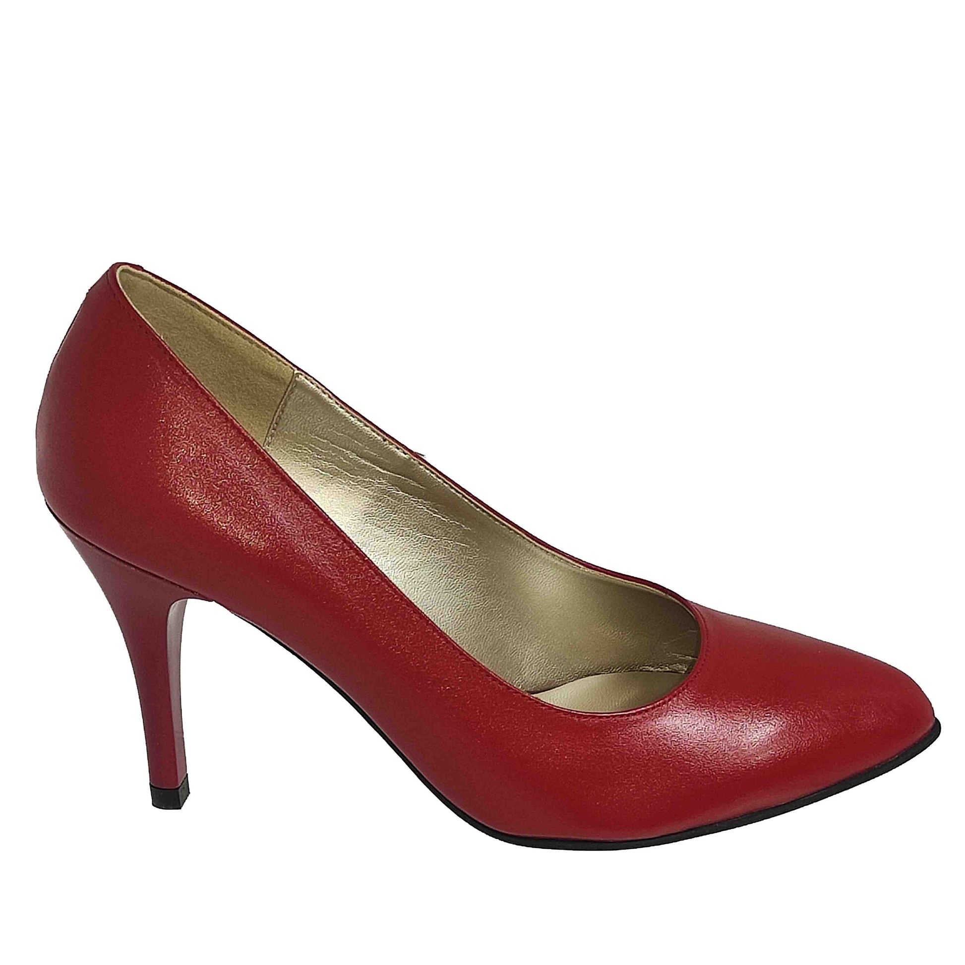 PANTOFI ELEGANȚI DAMĂ BRAND ROMÂNESC N39A ROȘII - totalpantofi