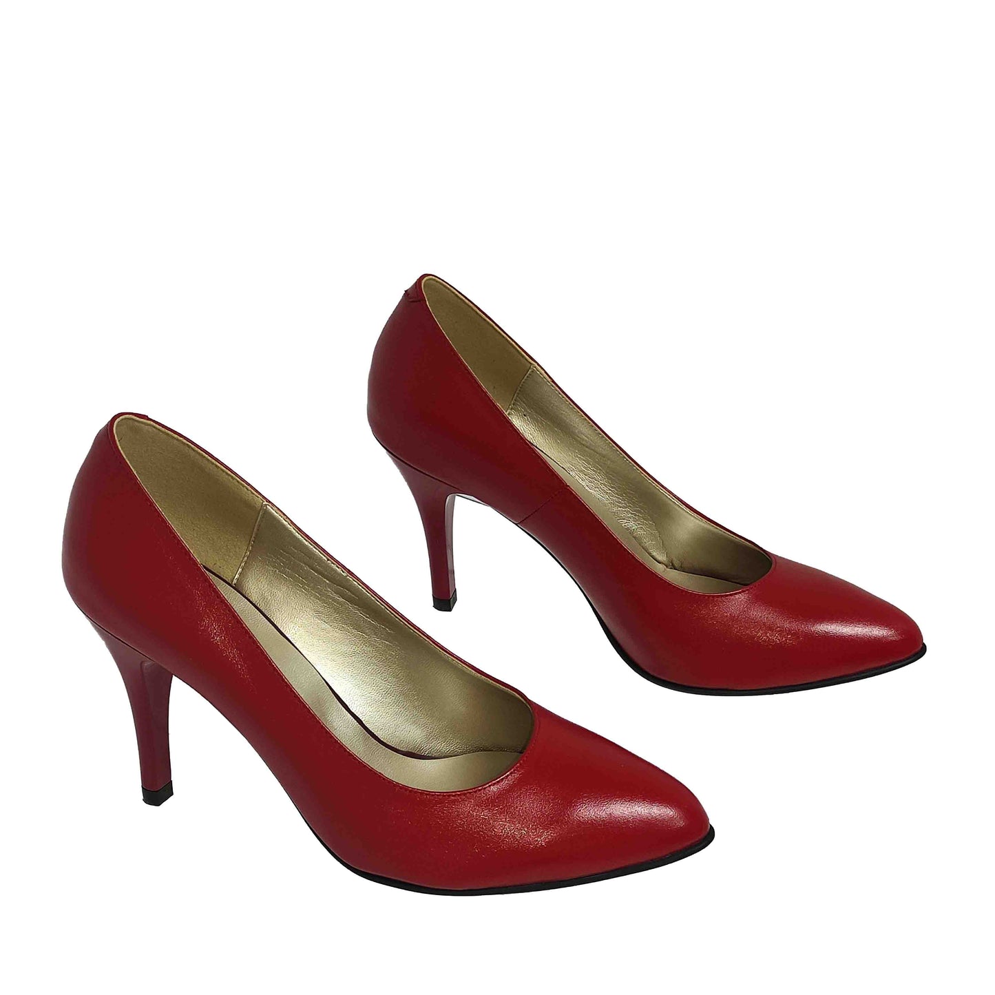 PANTOFI ELEGANȚI DAMĂ BRAND ROMÂNESC N39A ROȘII - totalpantofi