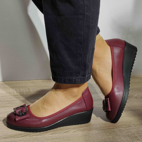 PANTOFI CASUAL DAMA FORMAZIONE 220711 WINE - imagine 5