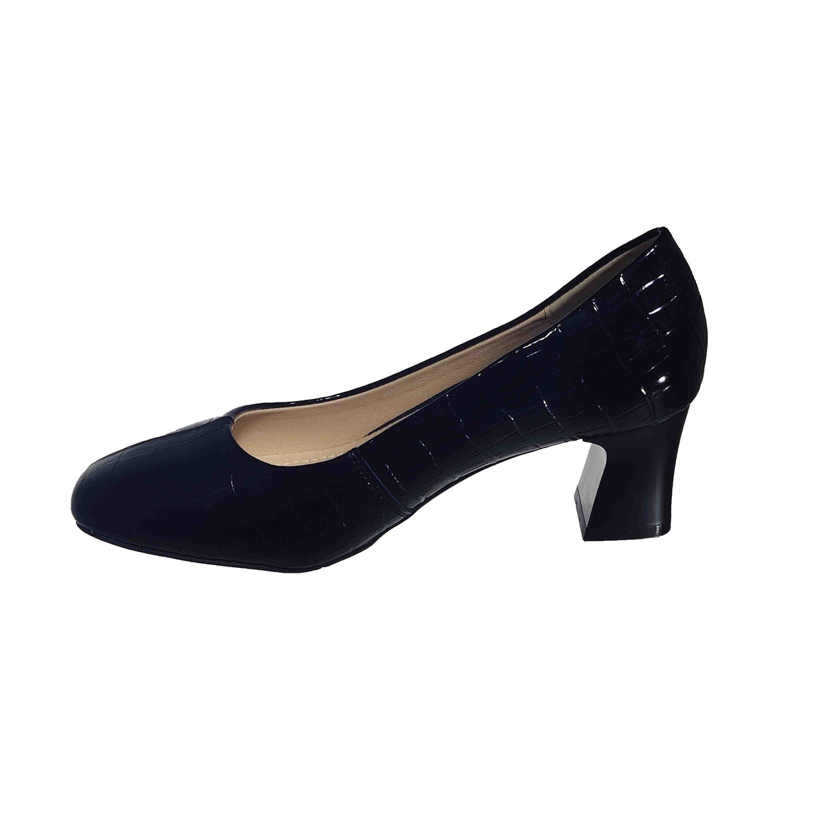 Pantofi Casual Damă Formazione 7395 Negri – Piele Naturală – vedere 7