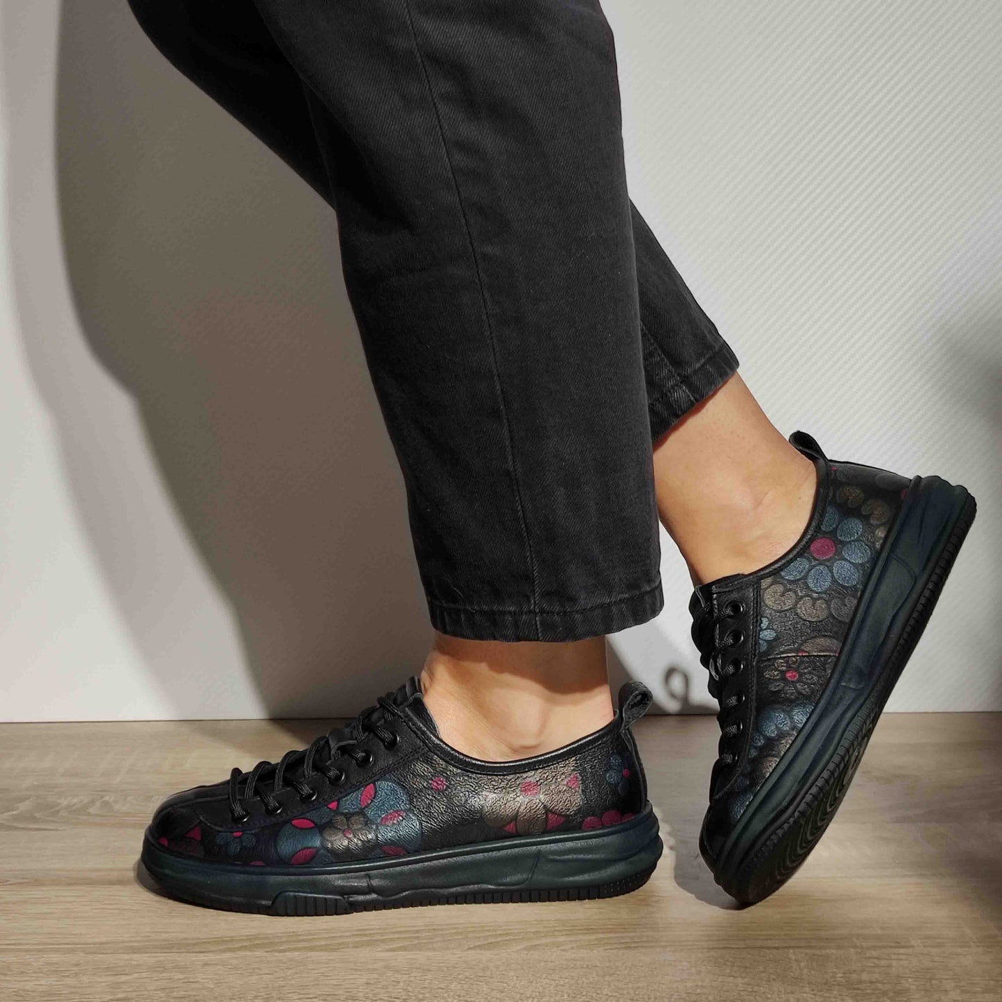 PANTOFI CASUAL DAMA FORMAZIONE 7866 NEGRI