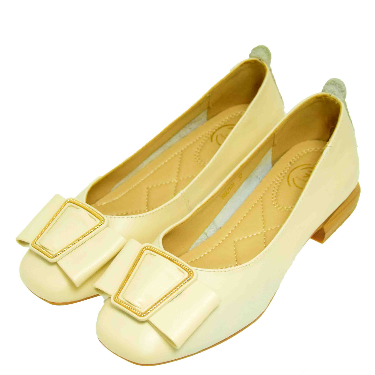 Pantofi Casual Damă Formazione BBX2101 Crem – Piele Naturală – vedere 4