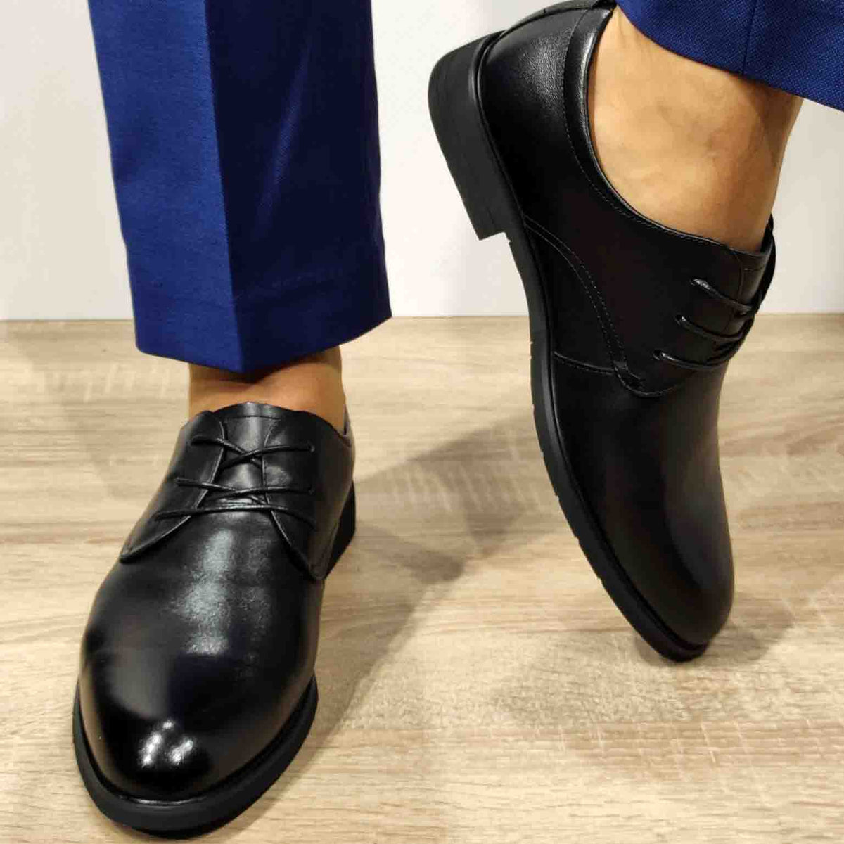 PANTOFI ELEGANTI BARBATI ELDEMAS WM801 NEGRI - imagine 4